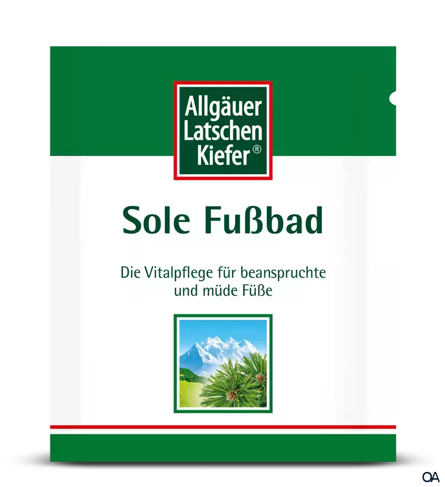 Allgäuer Latschenkiefer® Sole Fußbad Sachets