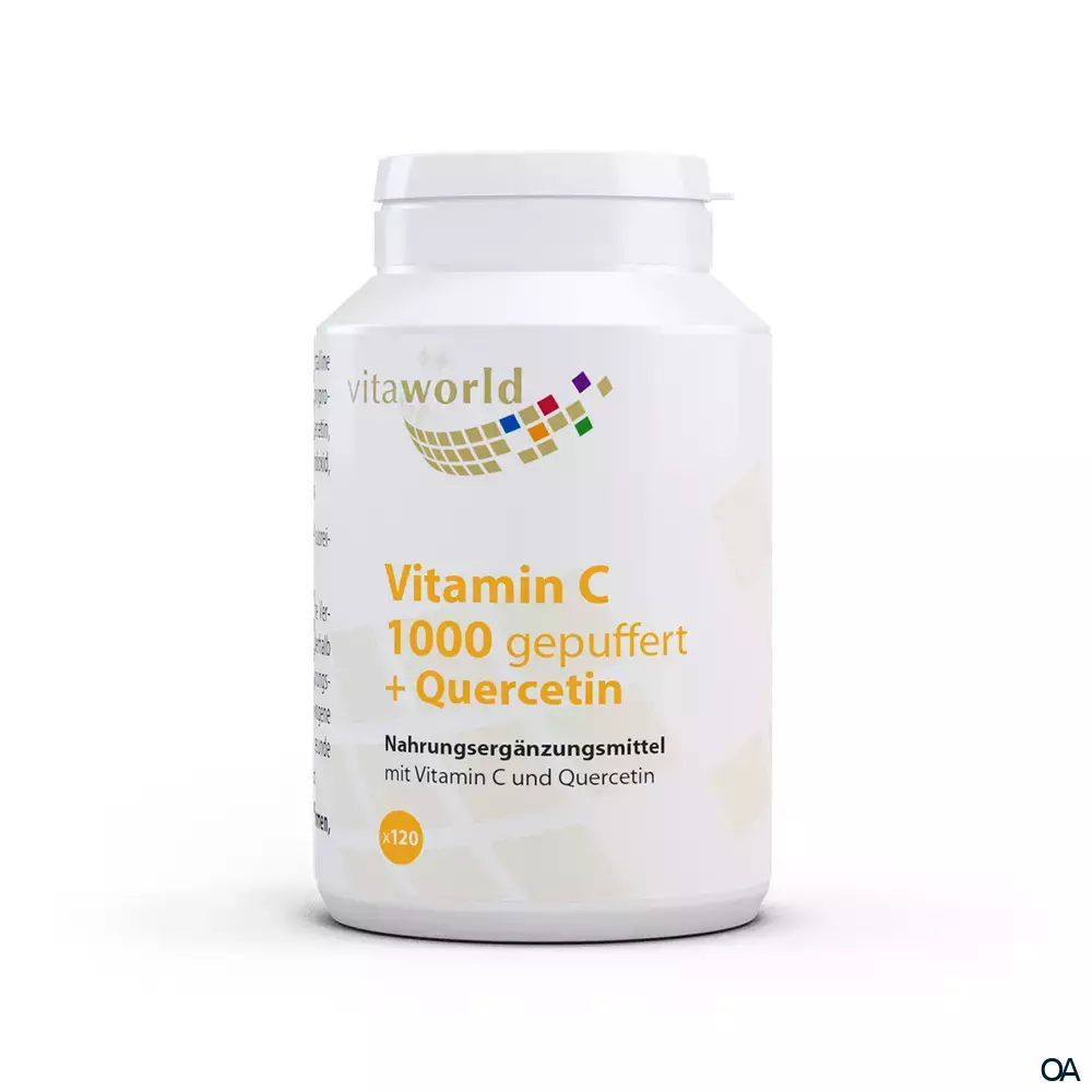 Vitaworld Vitamin C 1000 gepuffert + Quercetin Tabletten