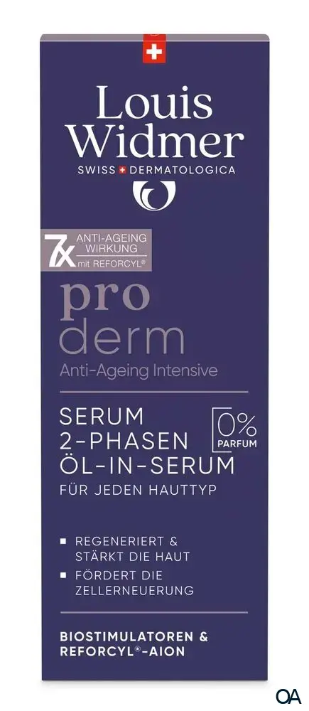 Louis Widmer proderm Serum 2-Phasen Öl-in-Serum - ohne Parfum