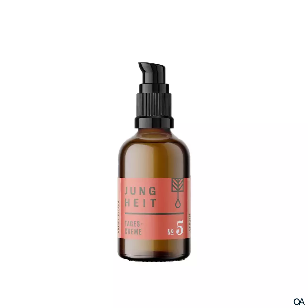 Jungheit NO5 Bio Tagescreme mit Zink Zitronenverbene
