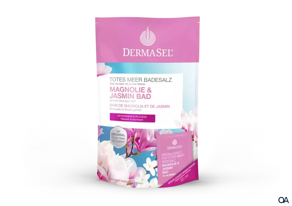 DermaSel® Totes Meer Badesalz Magnolien- & Jasminduft