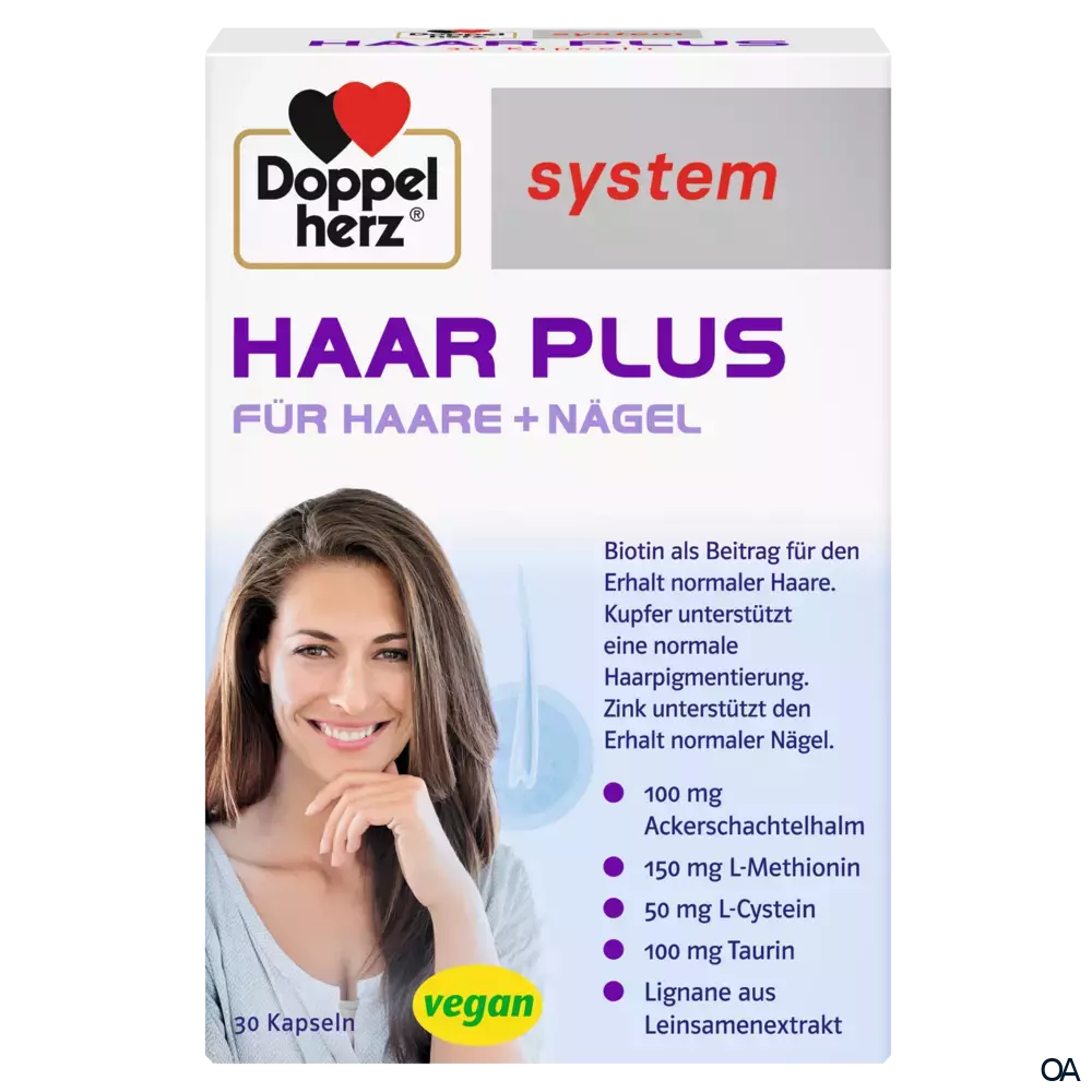 Doppelherz system HAAR PLUS Für Haare + Nägel Kapseln