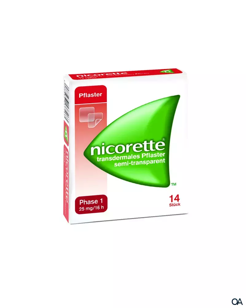 Nicorette 25 mg/16 h – transdermales Pflaster