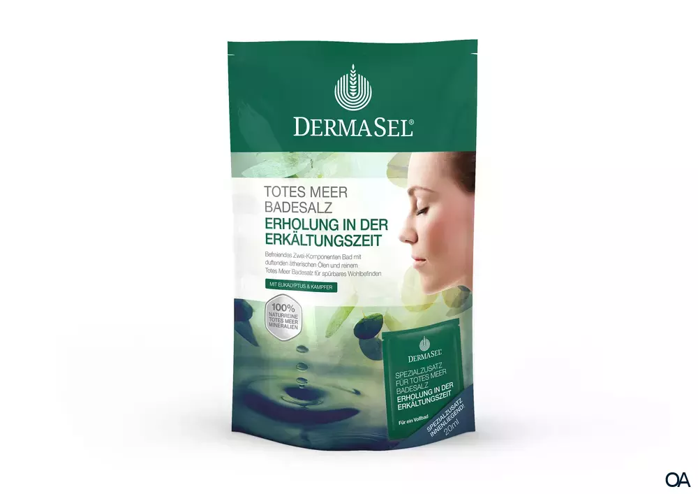 DermaSel® Totes Meer Badesalz Erholung in der Erkältungszeit