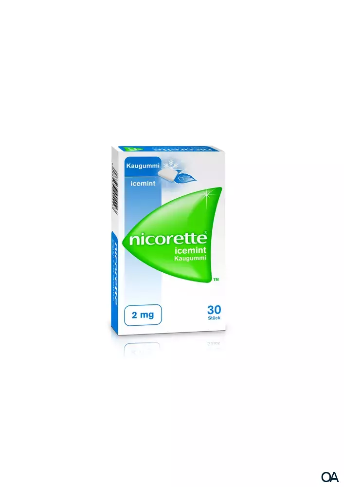 Nicorette® Icemint 2 mg - Kaugummi zur Raucherentwöhnung