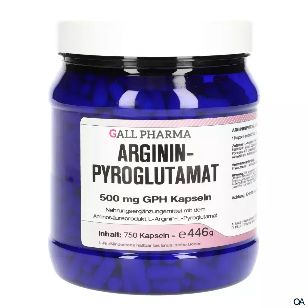 Gall Pharma Argininpyroglutamat 500 mg Kapseln