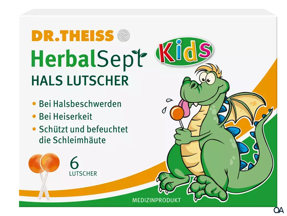 Dr. Theiss HerbalSept Hals Lutscher Kids