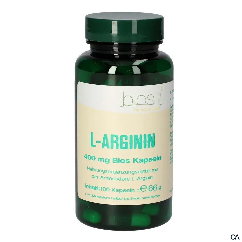 Bios L-Arginin 400 mg Kapseln Bios L-Arginin 400 mg Kapseln