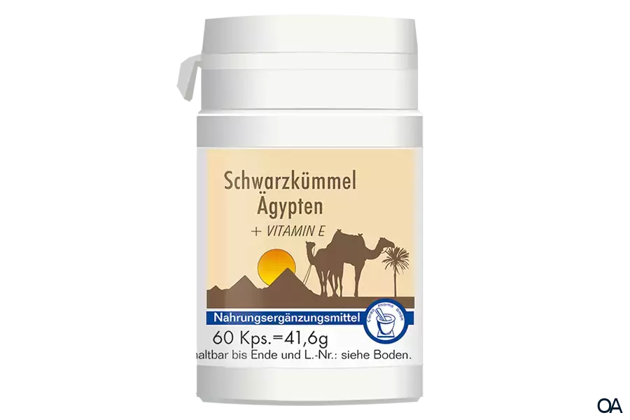 Canea Schwarzkümmel Ägypten + Vitamin E – Weichgelatine Kapseln