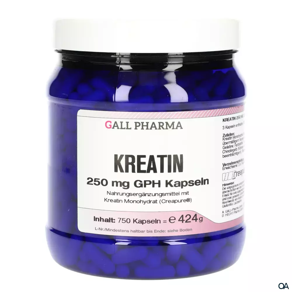 Gall Pharma Kreatin 250 mg Kapseln