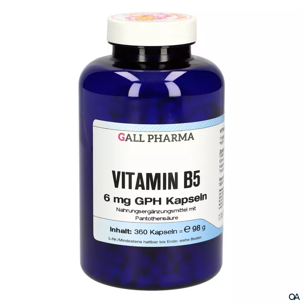 Gall Pharma Vitamin B5 6 mg Kapseln