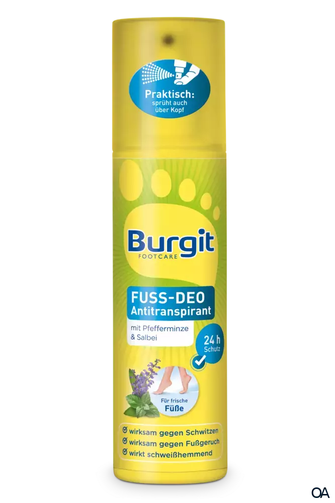 Burgit Footcare Fuß-Deo Antitranspirant