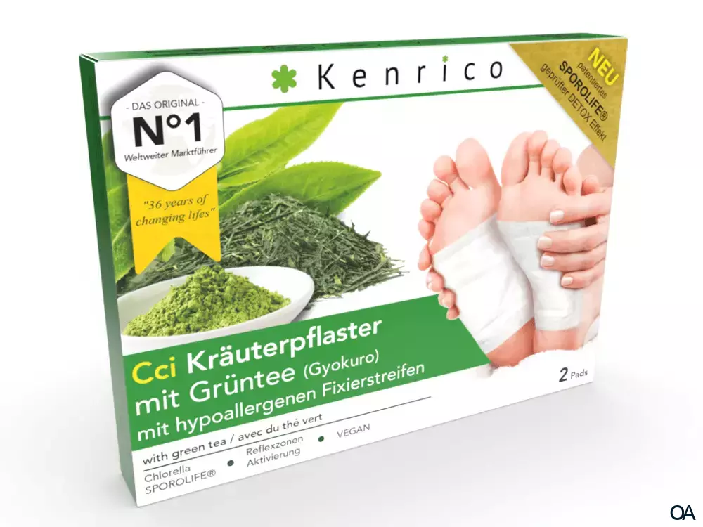 Kenrico Cci Kräuterpflaster mit Grüntee (Gyokuro)