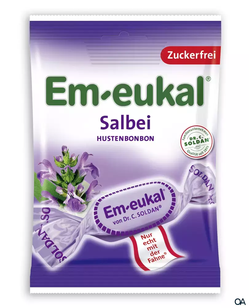 Em-eukal Salbei Hustenbonbons, zuckerfrei