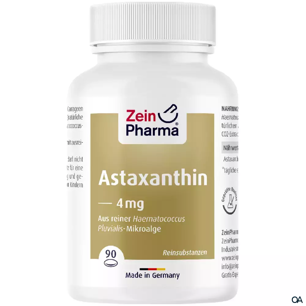 ZeinPharma Astaxanthin Softgel-Kapseln 4 mg