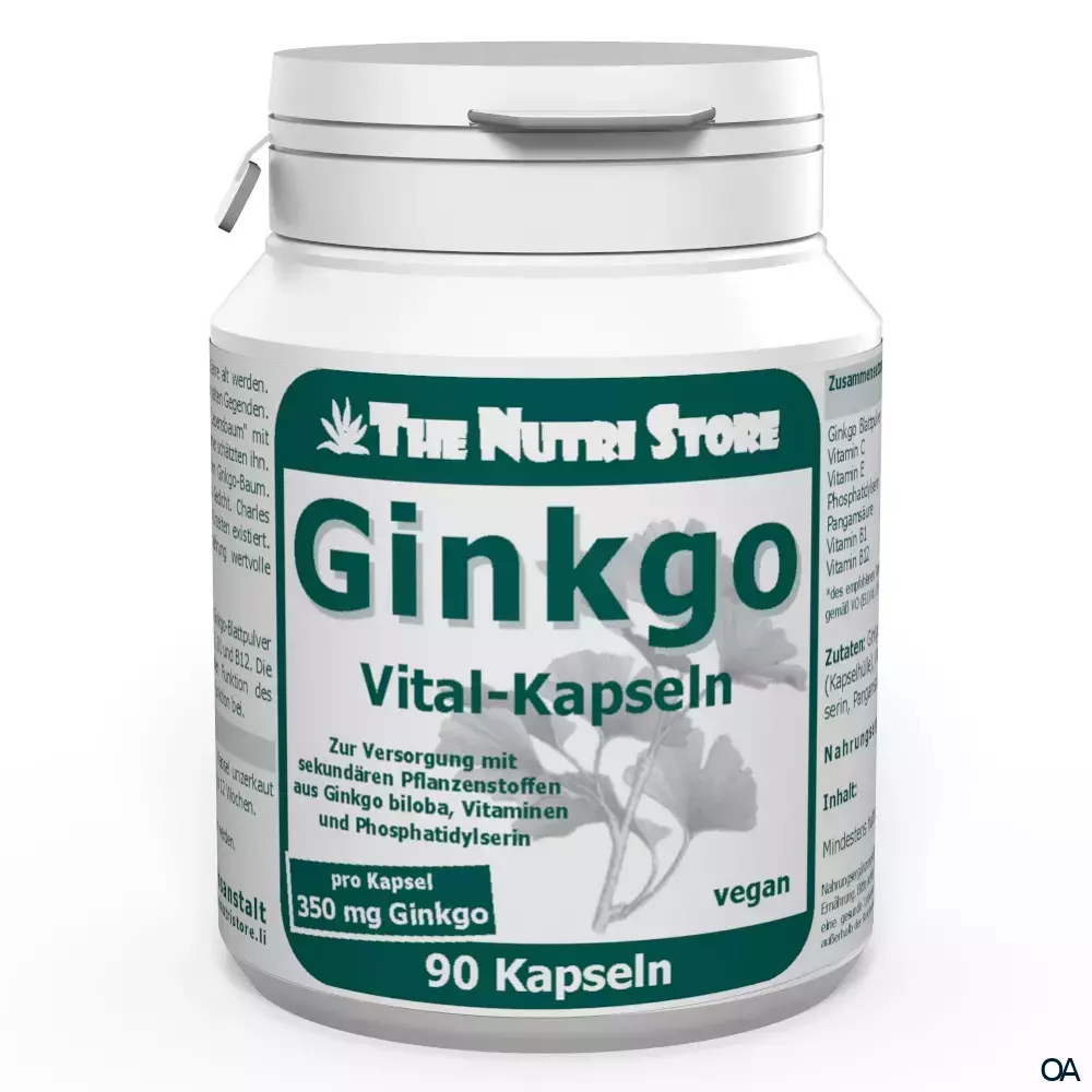 The Nutri Store Ginkgo Vital-Kapseln