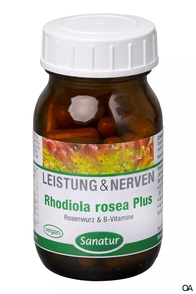 Sanatur Rhodiola rosea Plus Kapseln