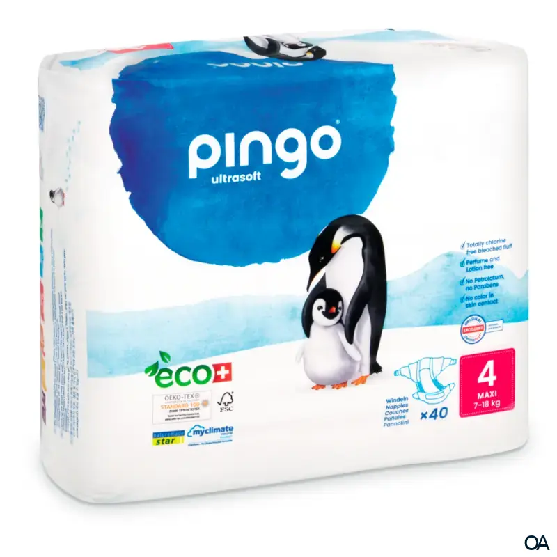 pingo® ultrasoft Bio Windeln Maxi 7 - 18 kg