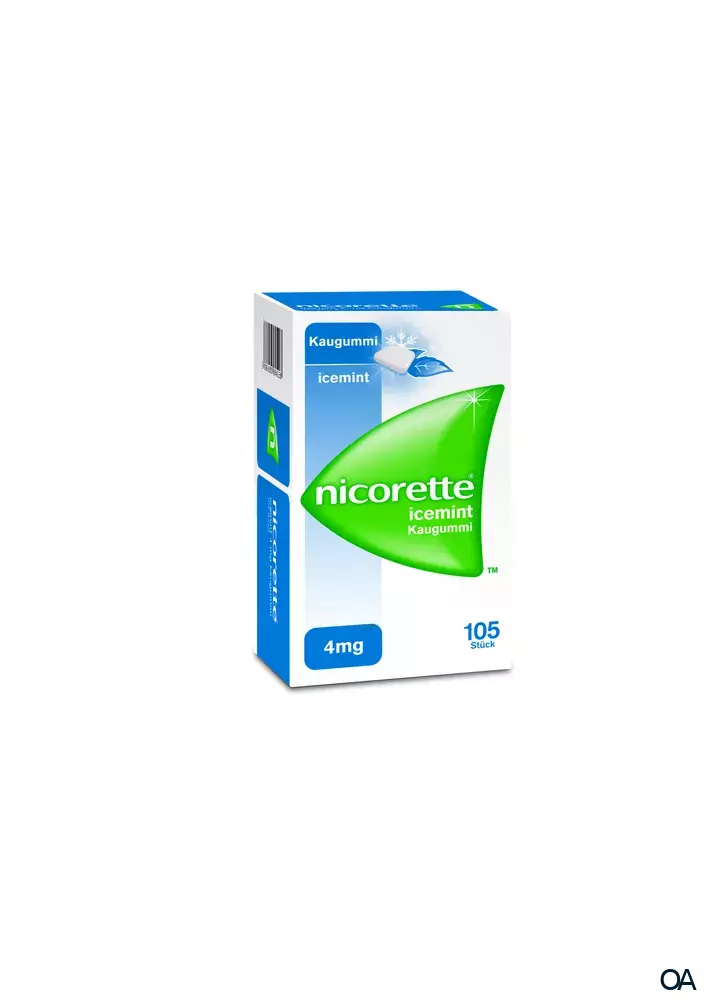 Nicorette® Icemint 4 mg - Kaugummi zur Raucherentwöhnung Nicorette® Icemint 4 mg - Kaugummi zur Raucherentwöhnung