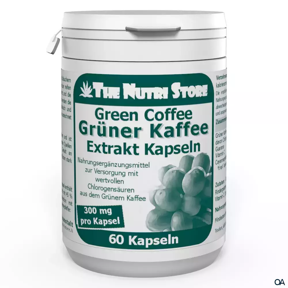 The Nutri Store Grüner Kaffee Extrakt Kapseln