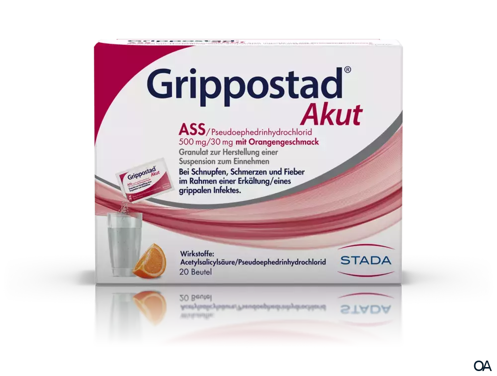 Grippostad® Akut 500 mg/30 mg Granulat Orange