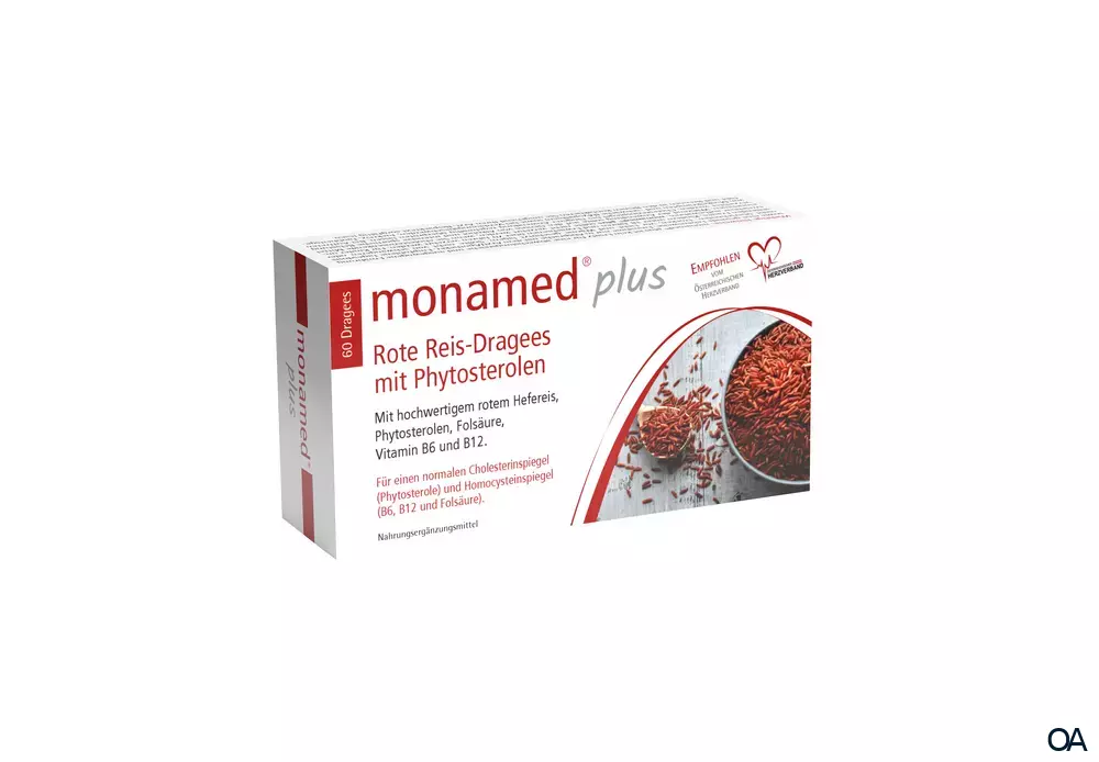 monamed® plus Rote Reis-Dragees