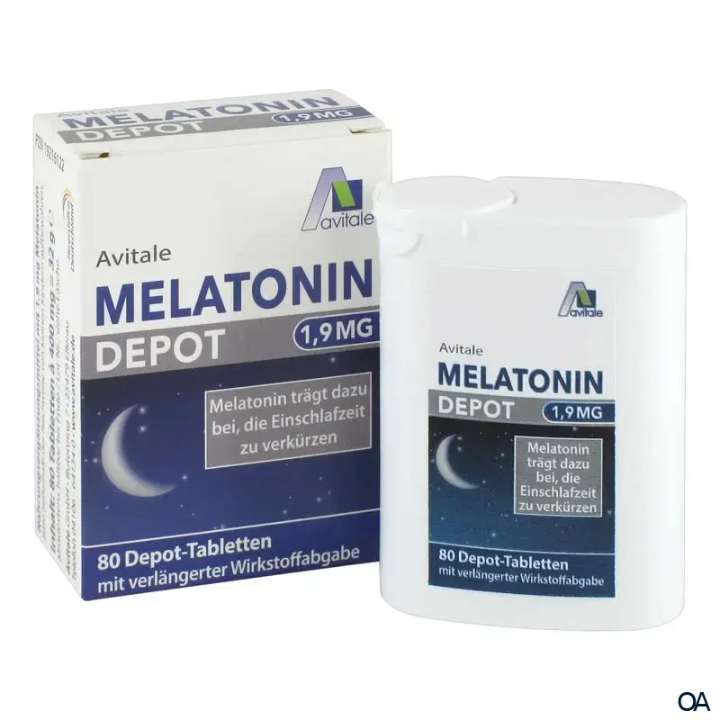Avitale Melatonin 1,9 mg Depot-Tabletten