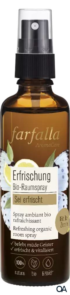 Farfalla Erfrischender Bio-Raumspray, Sei erfrischt, Zitrone