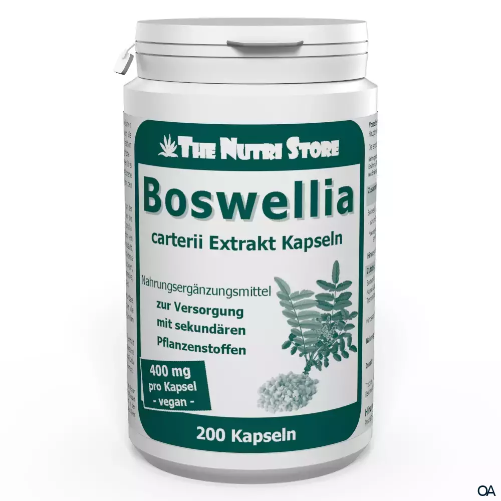 The Nutri Store Boswellia carterii 400 mg Extrakt Kapseln 