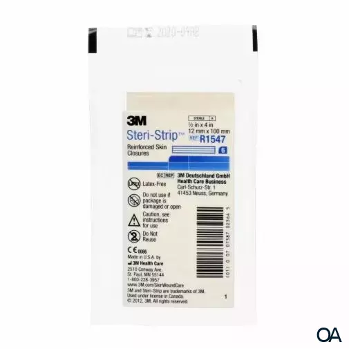 3M™ Steri-Strip™ Wundverschlussstreifen, R1547, 12 x 100 mm
