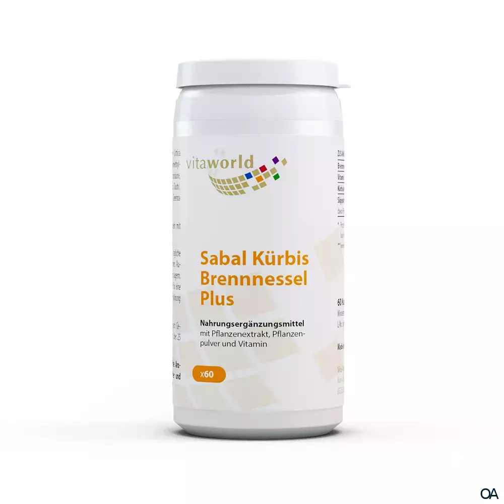 Vitaworld Sabal-Kürbis-Brennnessel Plus Kapseln