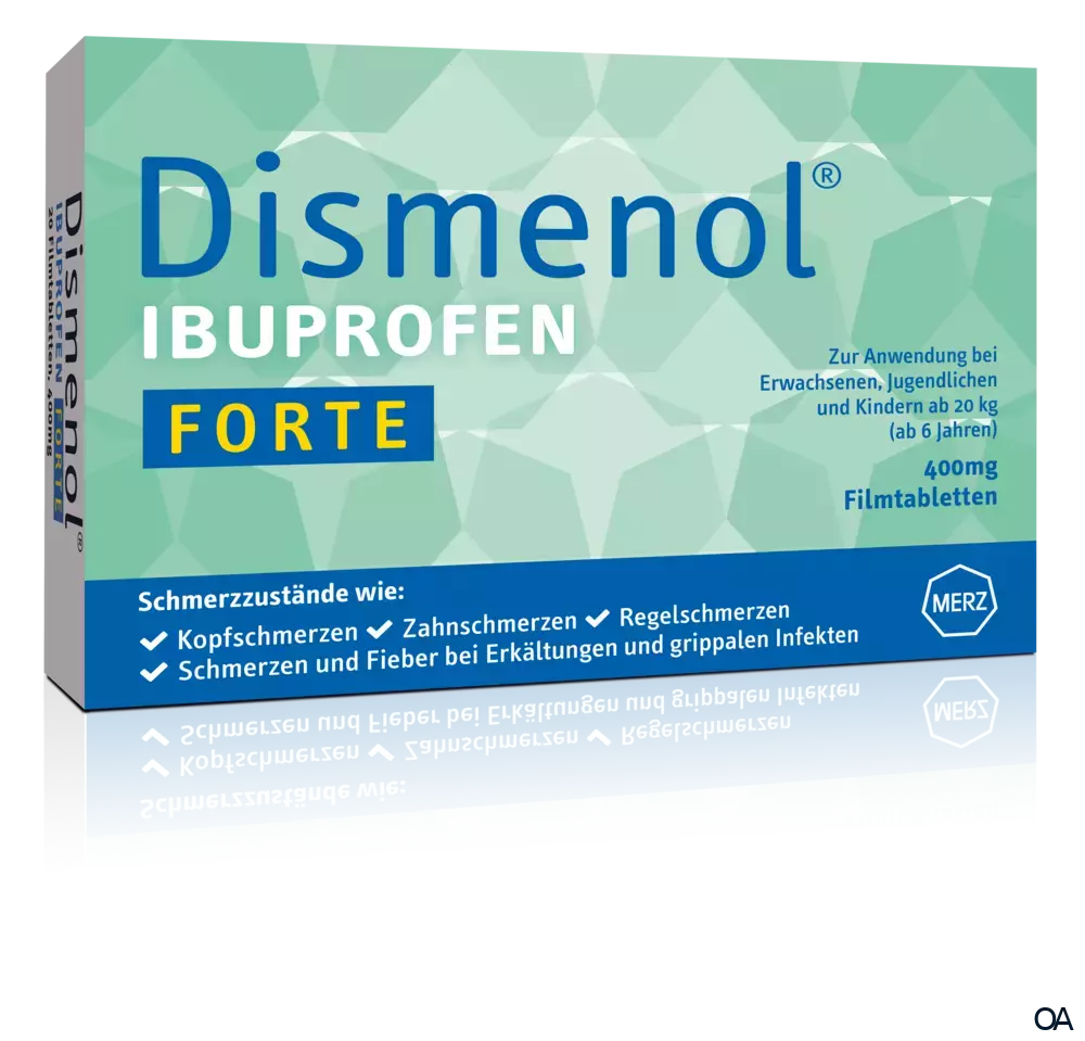 Dismenol forte Ibuprofen 400 mg Filmtabletten