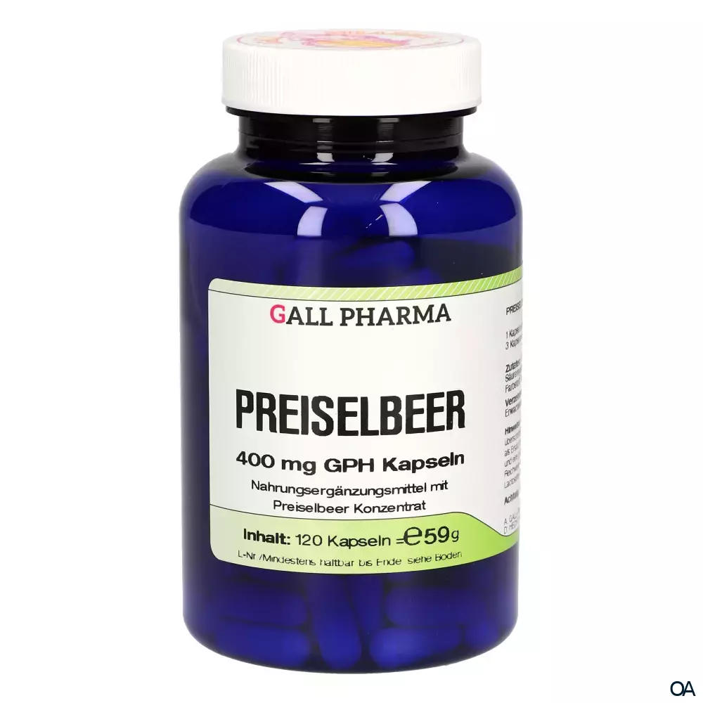 Gall Pharma Preiselbeer 400 mg Kapseln