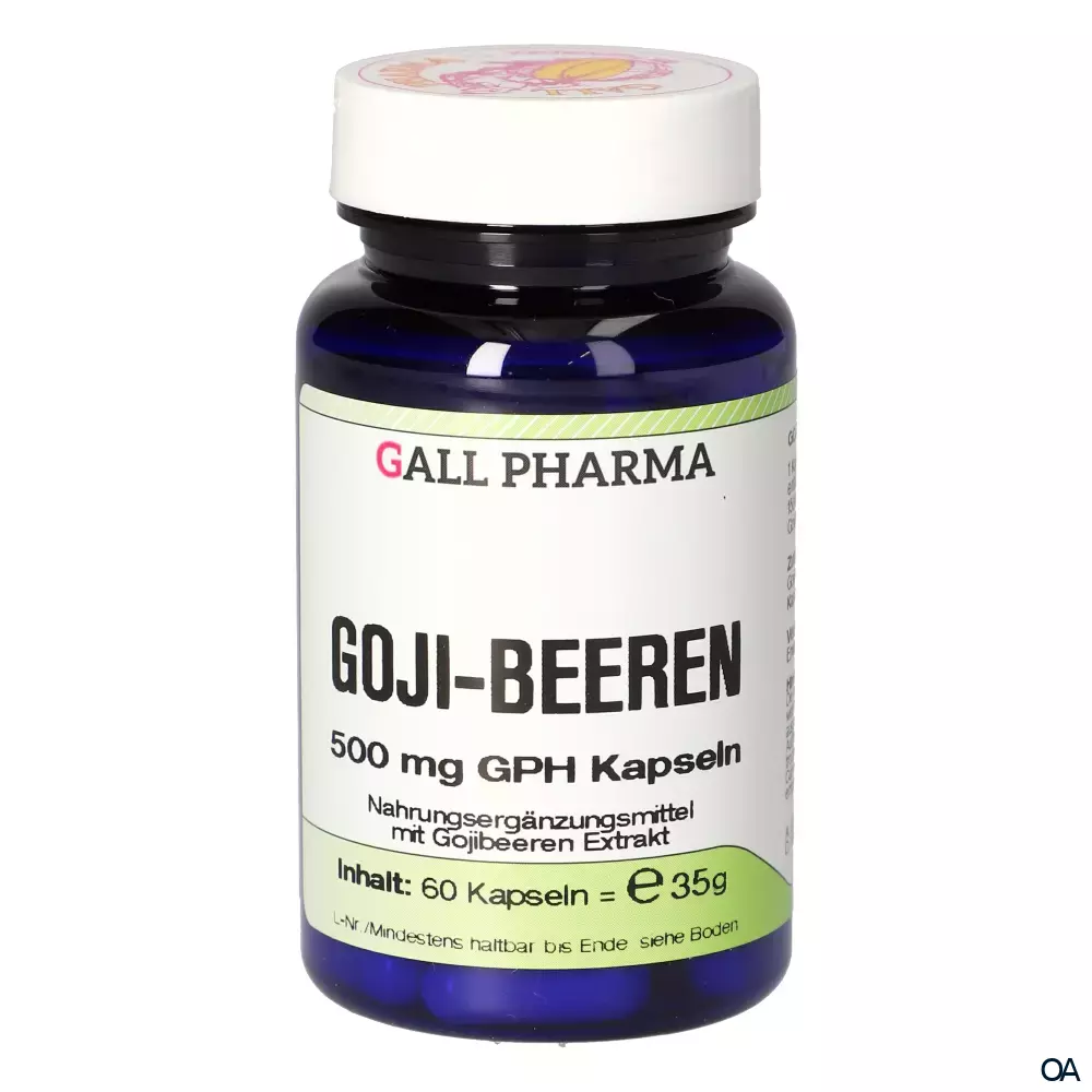 Gall Pharma Goji Beeren 500 mg Kapseln