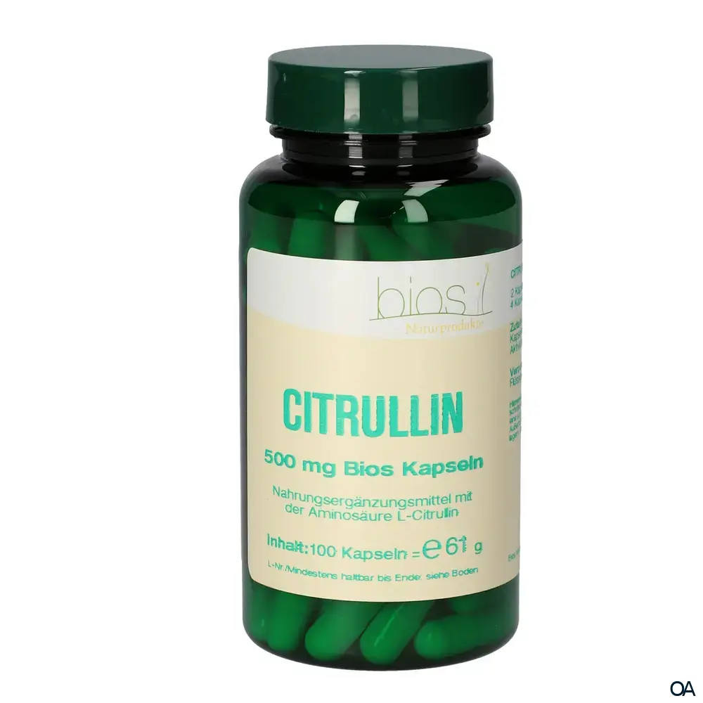 Bios Citrullin 500 mg Kapseln Bios Citrullin 500 mg Kapseln