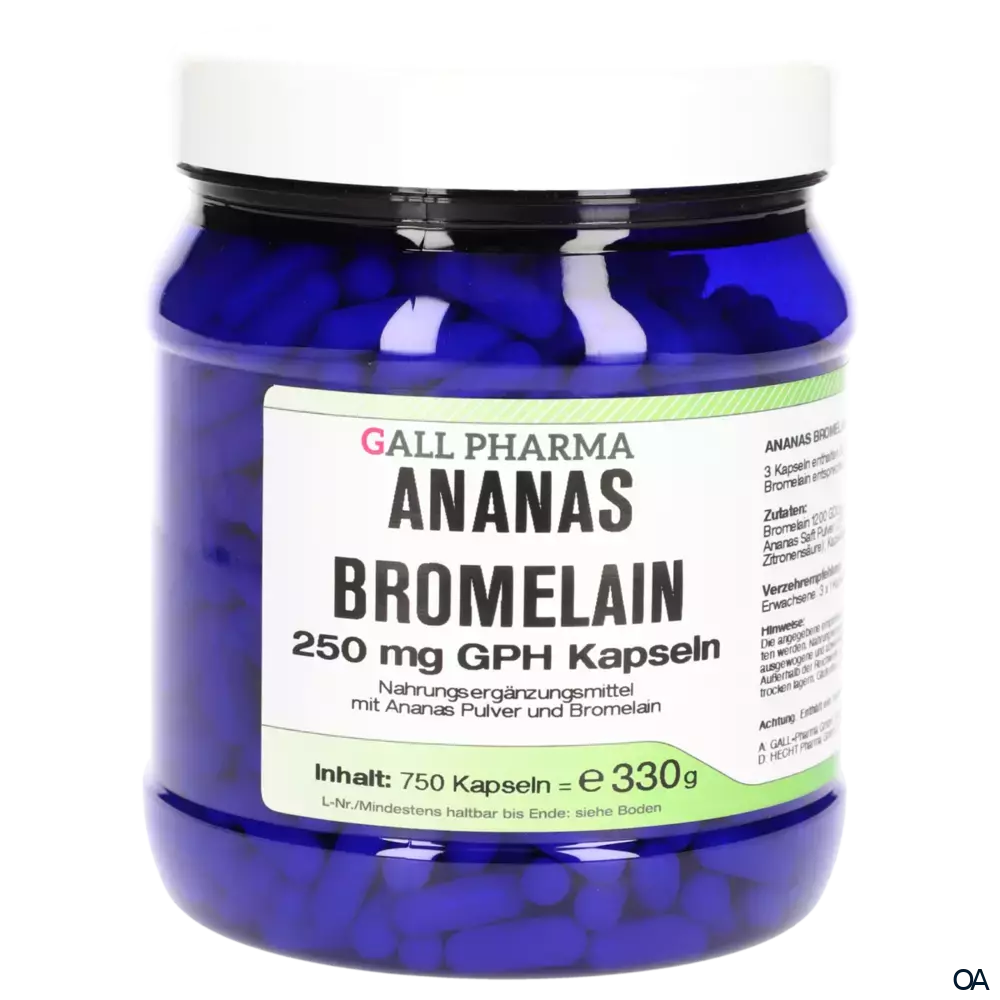 Gall Pharma Ananas Bromelain 250 mg Kapseln