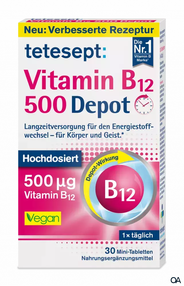 tetesept Vitamin B12 Depot 500 µg Mini-Tabletten