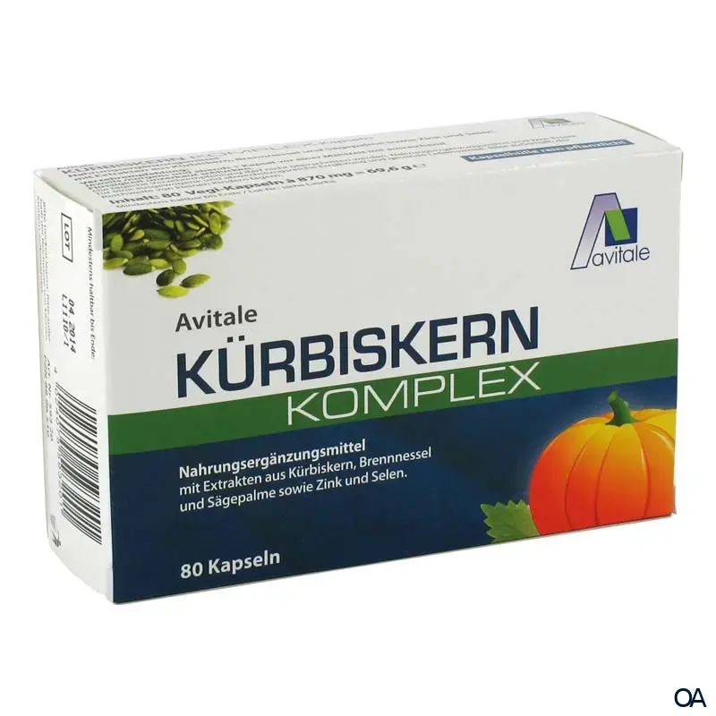 Avitale Kürbiskern Komplex Kapseln Avitale Kürbiskern Komplex Kapseln