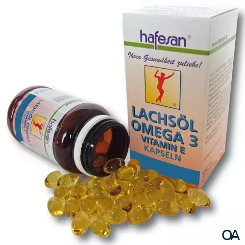 hafesan Lachsöl-Omega 3 + Vitamin E 500 mg Kapseln