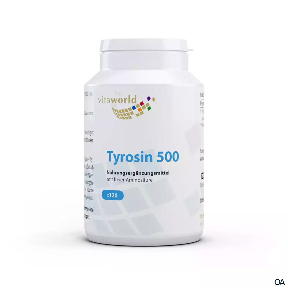 Vitaworld L-Tyrosin 500 mg Kapseln