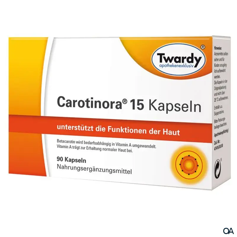 Twardy Carotinora® 15 Kapseln
