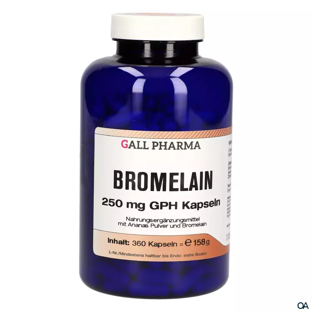 Gall Pharma Bromelain 250 mg Kapseln