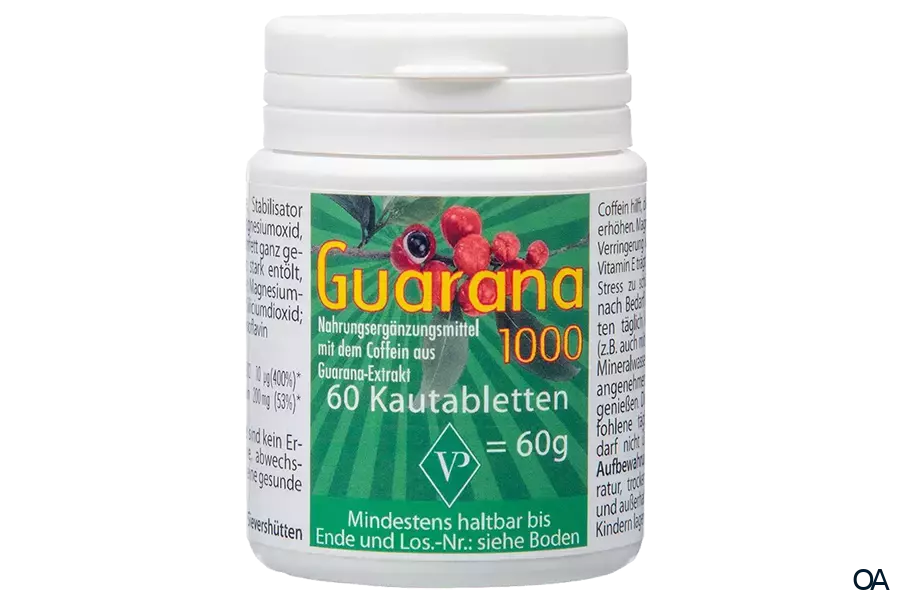 Velag Guarana 1000 Kautabletten