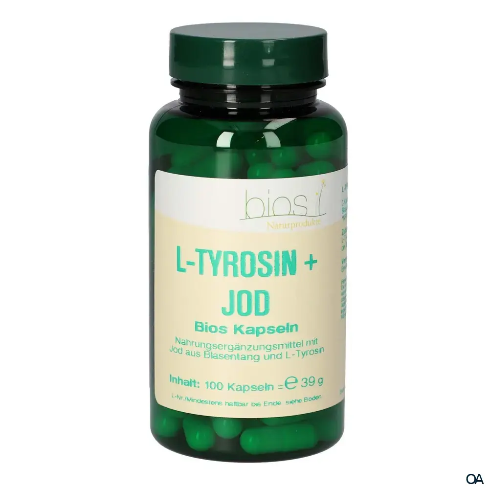 Bios L-Tyrosin + Jod Kapseln