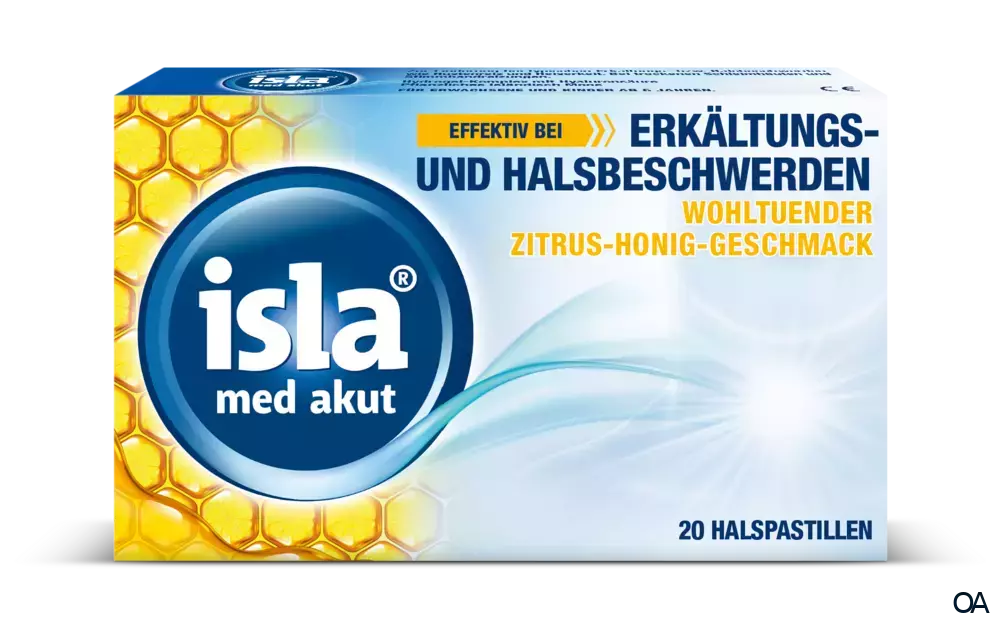 isla® med akut Zitrus-Honig Pastillen