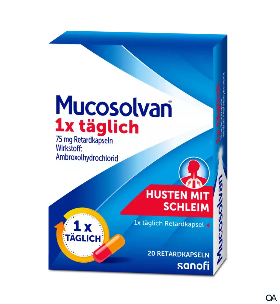 Mucosolvan® 1x täglich 75 mg - Retardkapseln 