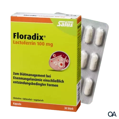 Salus Floradix Lactoferrin 100 mg Kapseln