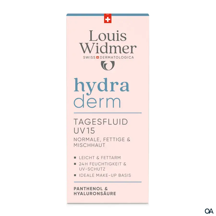 Louis Widmer hydraderm Tagesfluid UV 15 - leicht parfümiert