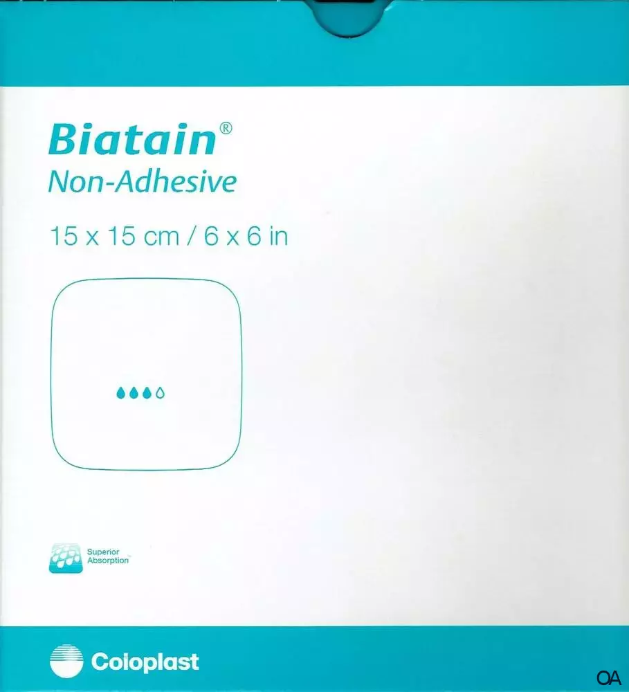 Biatain® Schaumverband nicht-haftend 15 x 15 cm