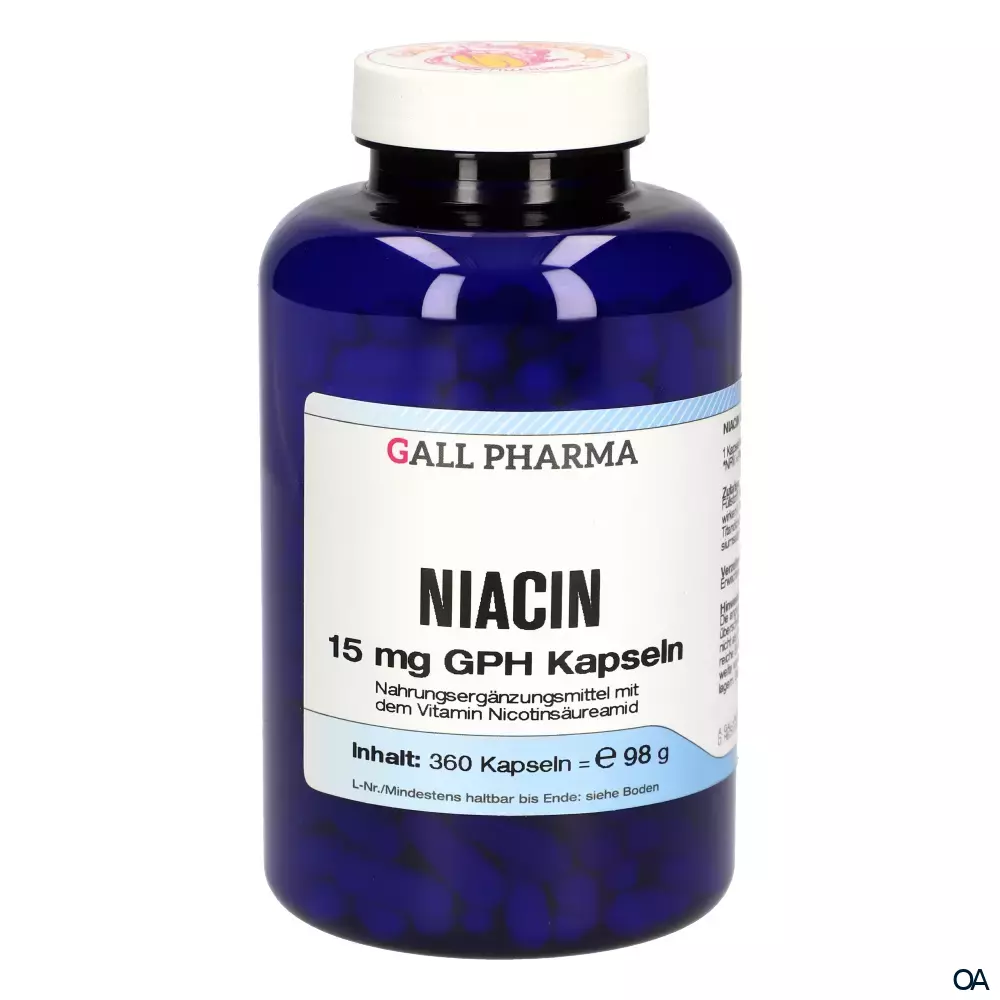 Gall Pharma Niacin 15 mg Kapseln